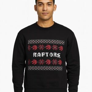 NBA Toronto Raptors Black Ugly Christmas Sweatshirt